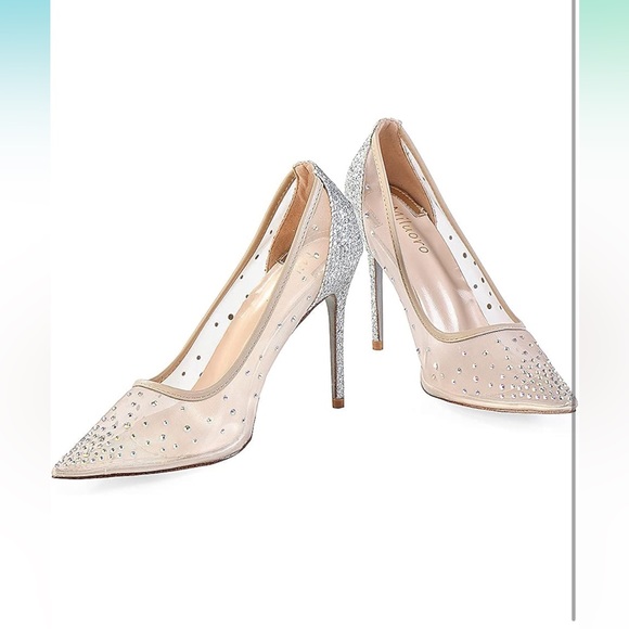 Miluoro Rhinestone Heels - Picture 6 of 10